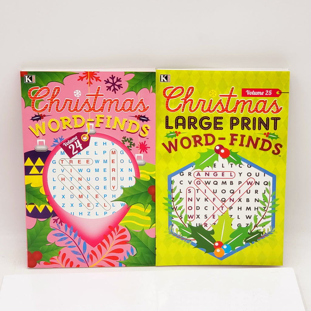 Christmas Word Search Book