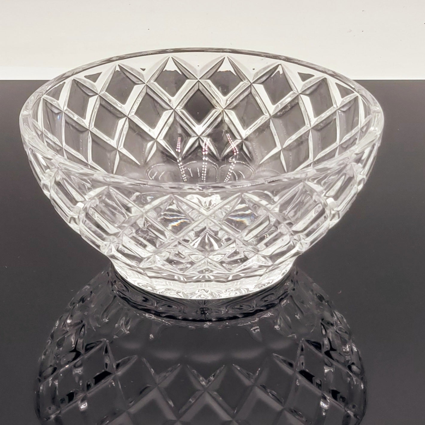 Crystal Diamond Pattern Bowl