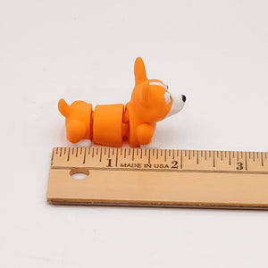 Orange and White Corgi 3D Printed Pocket Pet