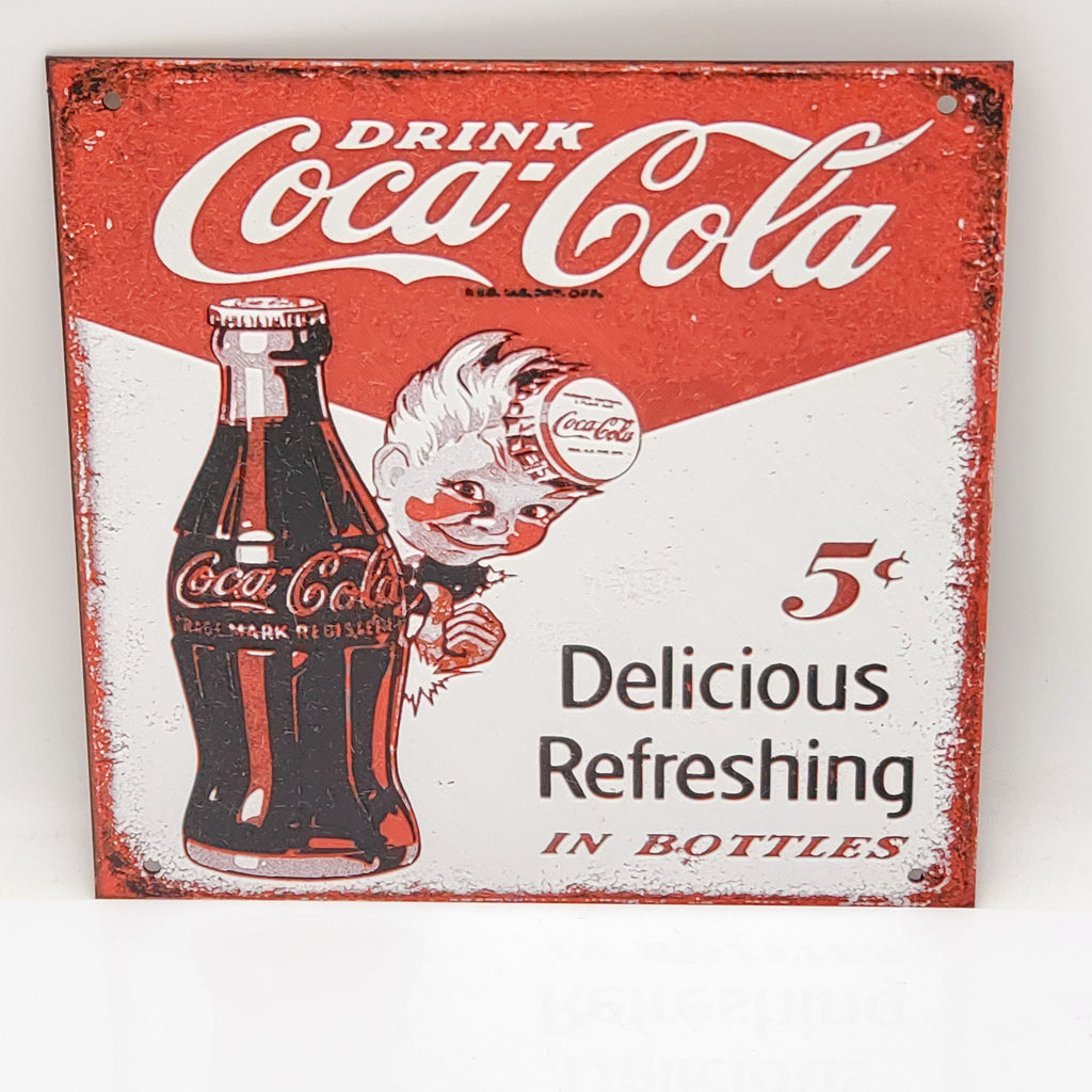 Drink Coca-Cola Wall/Shelf Decor 3D Printed