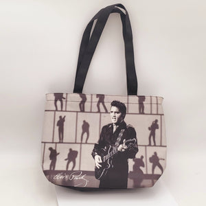 Vintage Elvis Presley Zipper Tote Bag