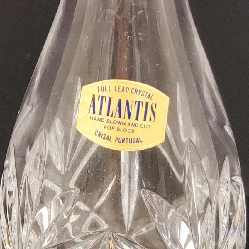 Atlantis Full Lead Crystal Vase- Made in Portugal
