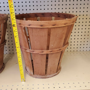 Vintage Wooden Bushel Baskets- Set of 2