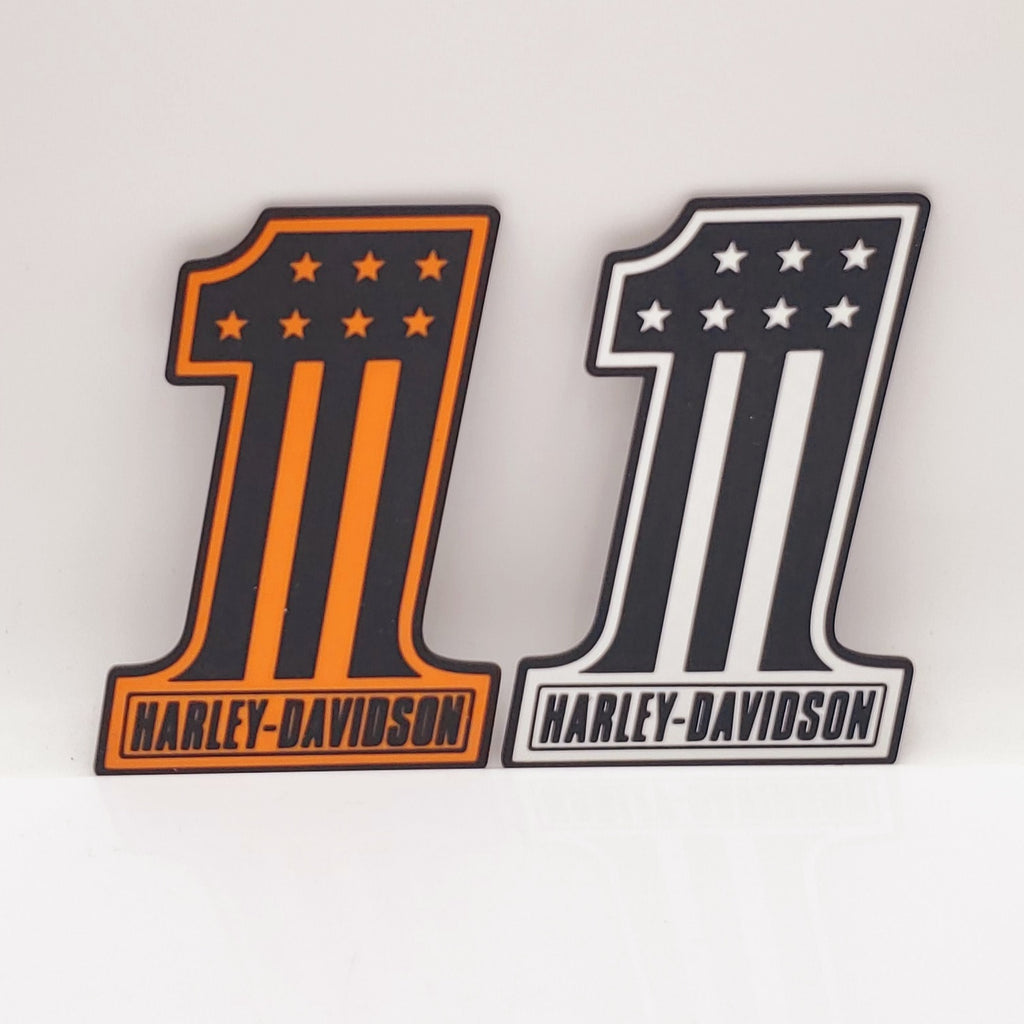 Hueforge Harley Sign 3D Printed