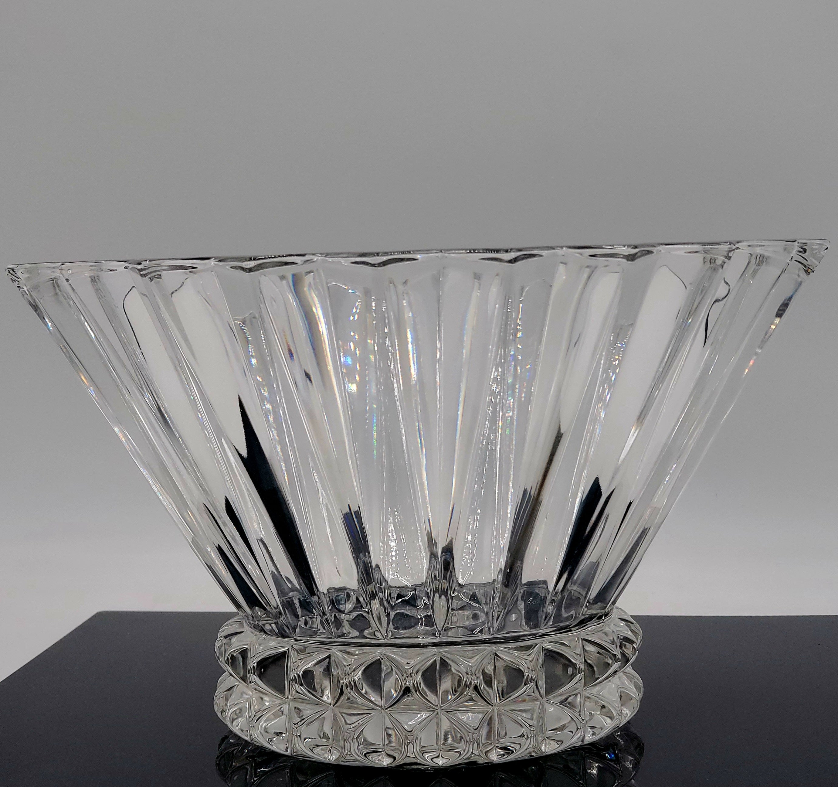 Rosenthal Blossom Crystal Bowl-Signed