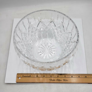Crystal Lismore Cut Glass Bowl
