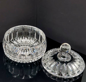 Gorham Althea Cut Crystal Candy Dish with Lid