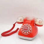 Vintage-Style Coca-Cola Snow Dome Telephone