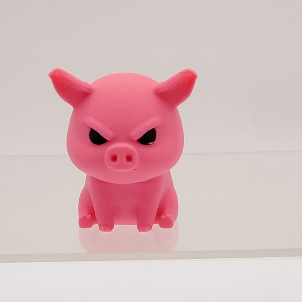 Pink Pig Angry Little Animals -3D Printed