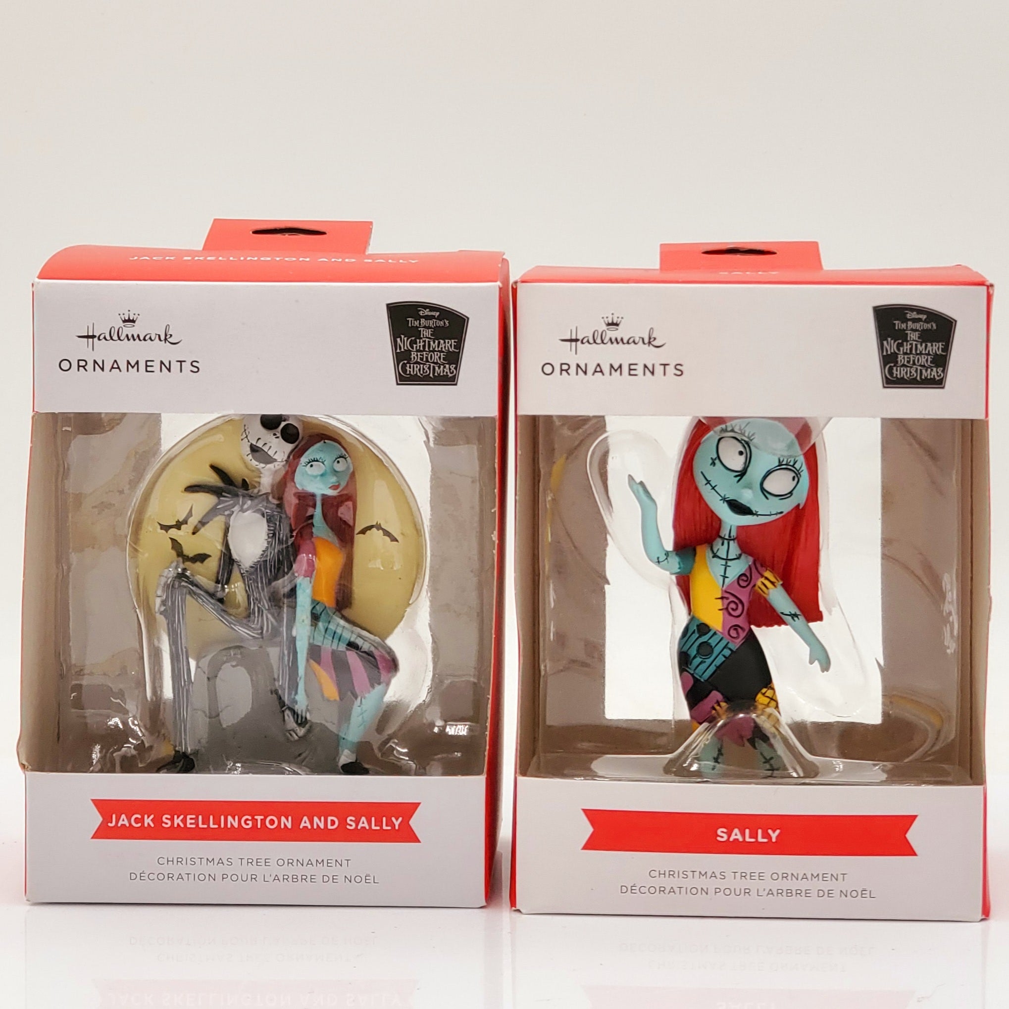 Hallmark Ornaments Pack of 2- Sally---Jack Skellington and Sally
