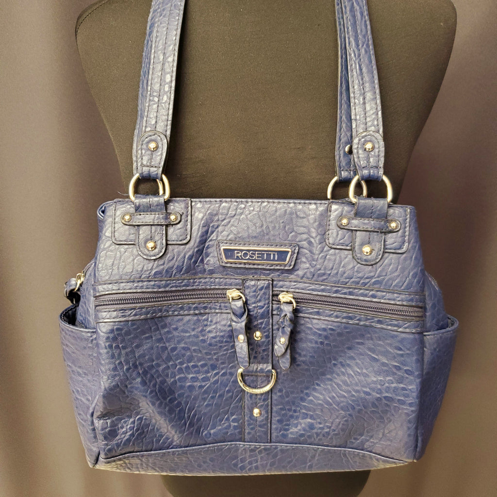 Rosetti Midtown Satchel Blue Purse
