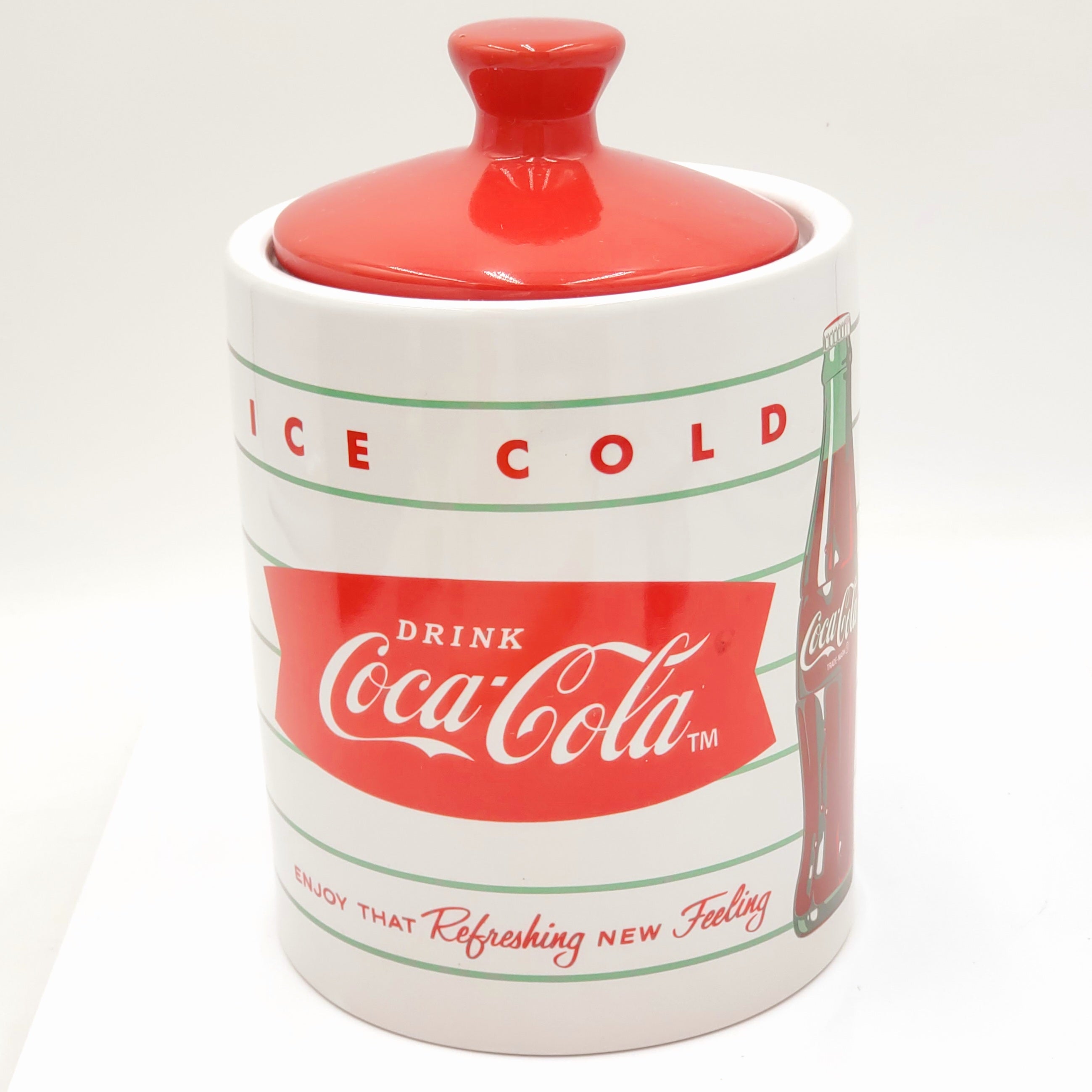 Ceramic Gibson Coca-Cola Canister/Cookie Jar