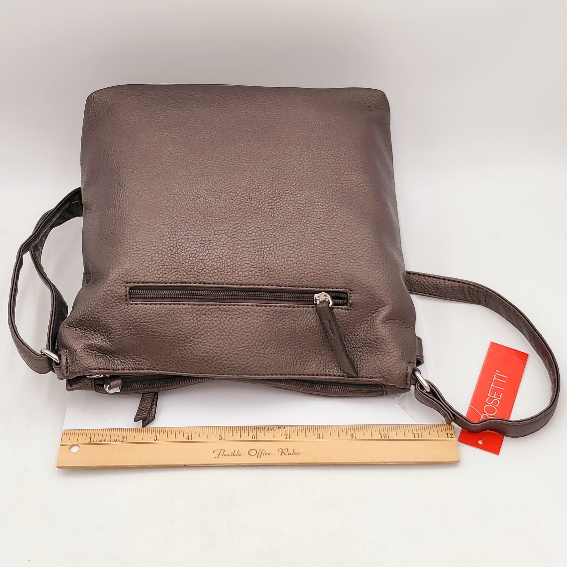 ROSETTI HANDBAG, ZOYA LRG CROSSBODY, PEWTER