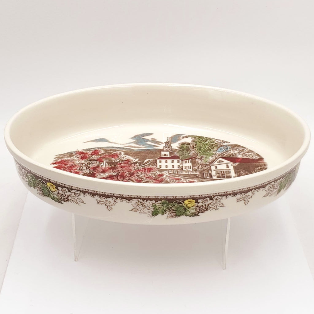 Johnson Brothers Friendly Village 12" Oval Baker