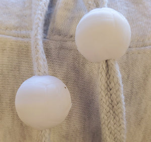 Volleyball 3D Printed Drawstring Hoodie/Shoe String Charms