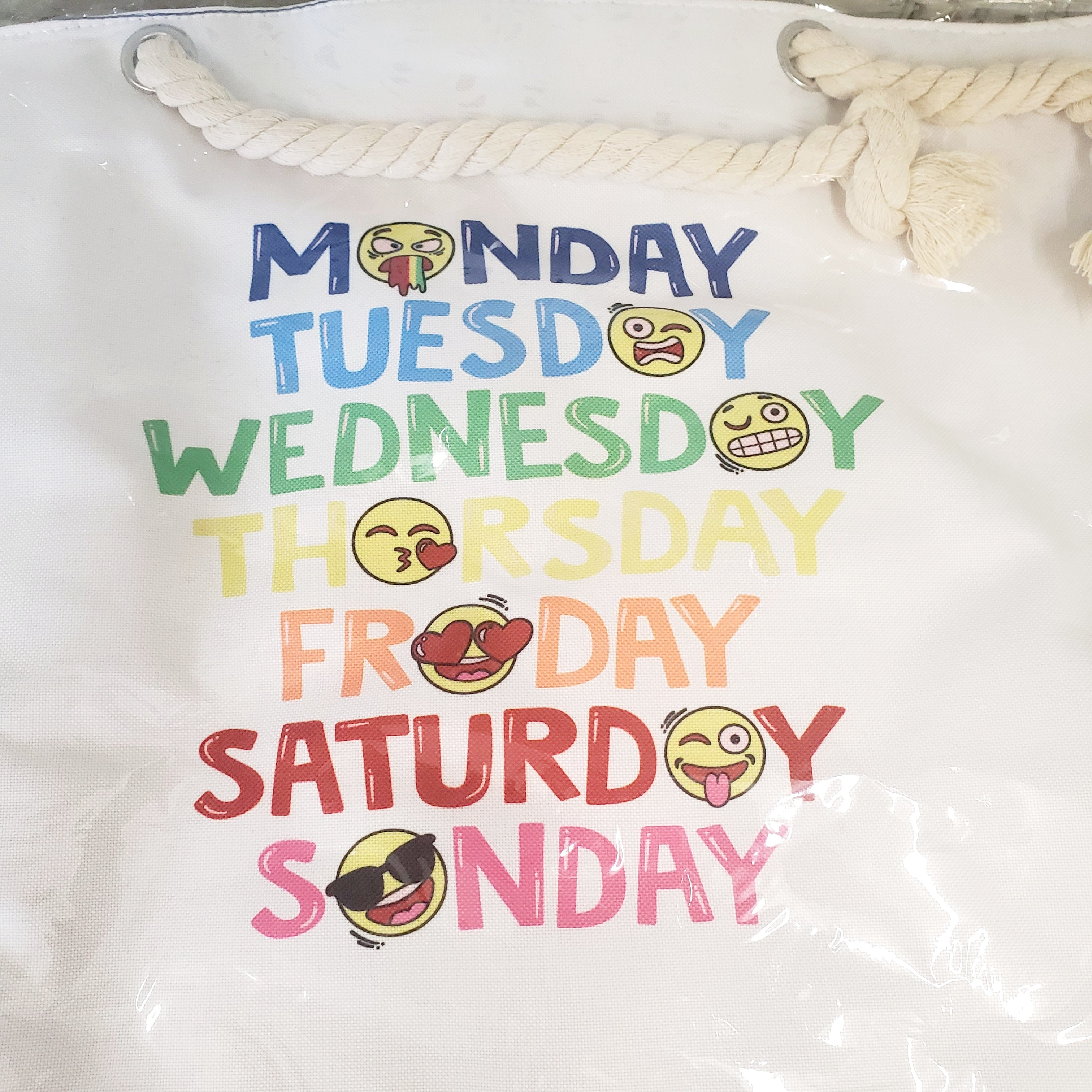Canvas Beach Tote  (22" x 14")