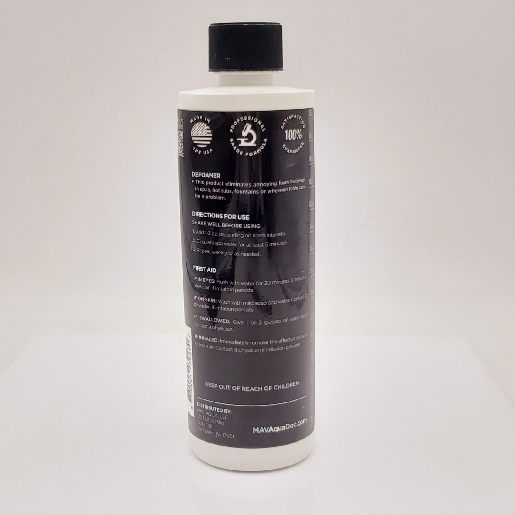Mav Aquadoc Water Defoamer 16 Oz -For Spa & Hot Tub Care