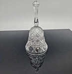 Vintage Clear 5" Crystal Dinner Bell with Glass Bead Clapper