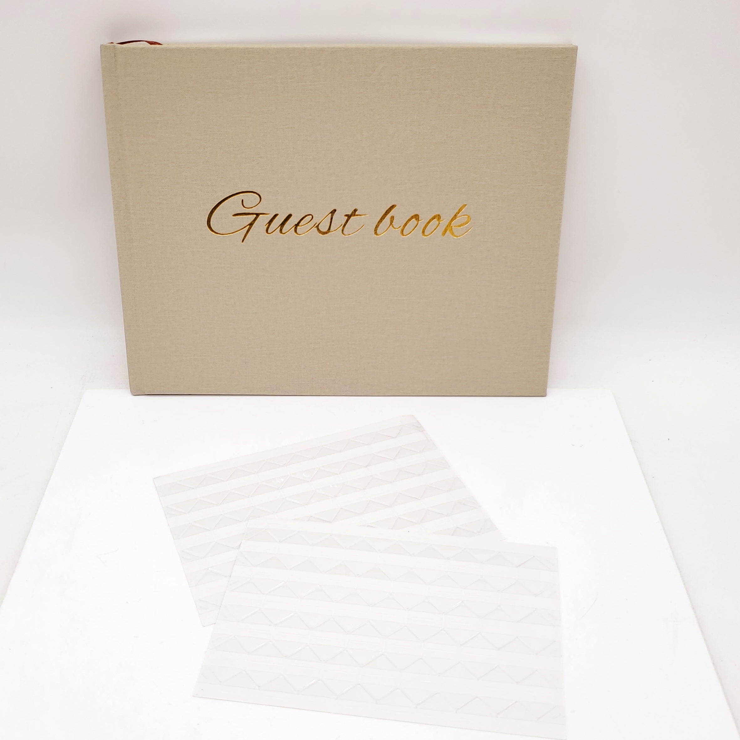 Wedding Guest Book- Khaki