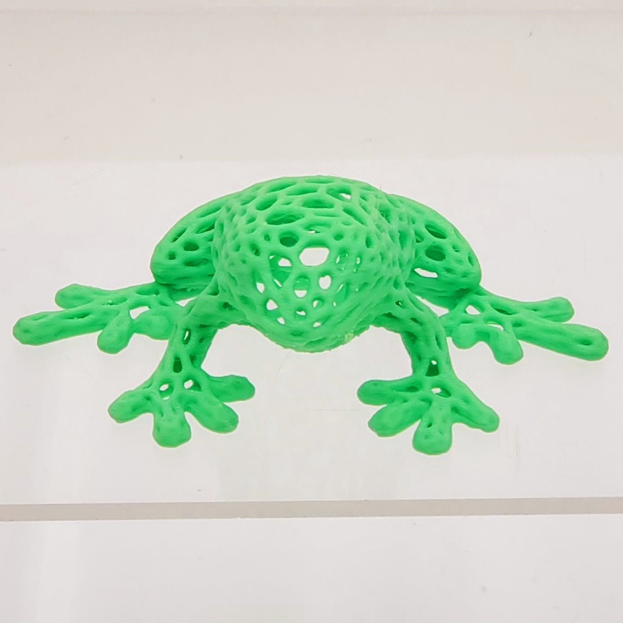 Voronoi Green Frog- 3D Printed