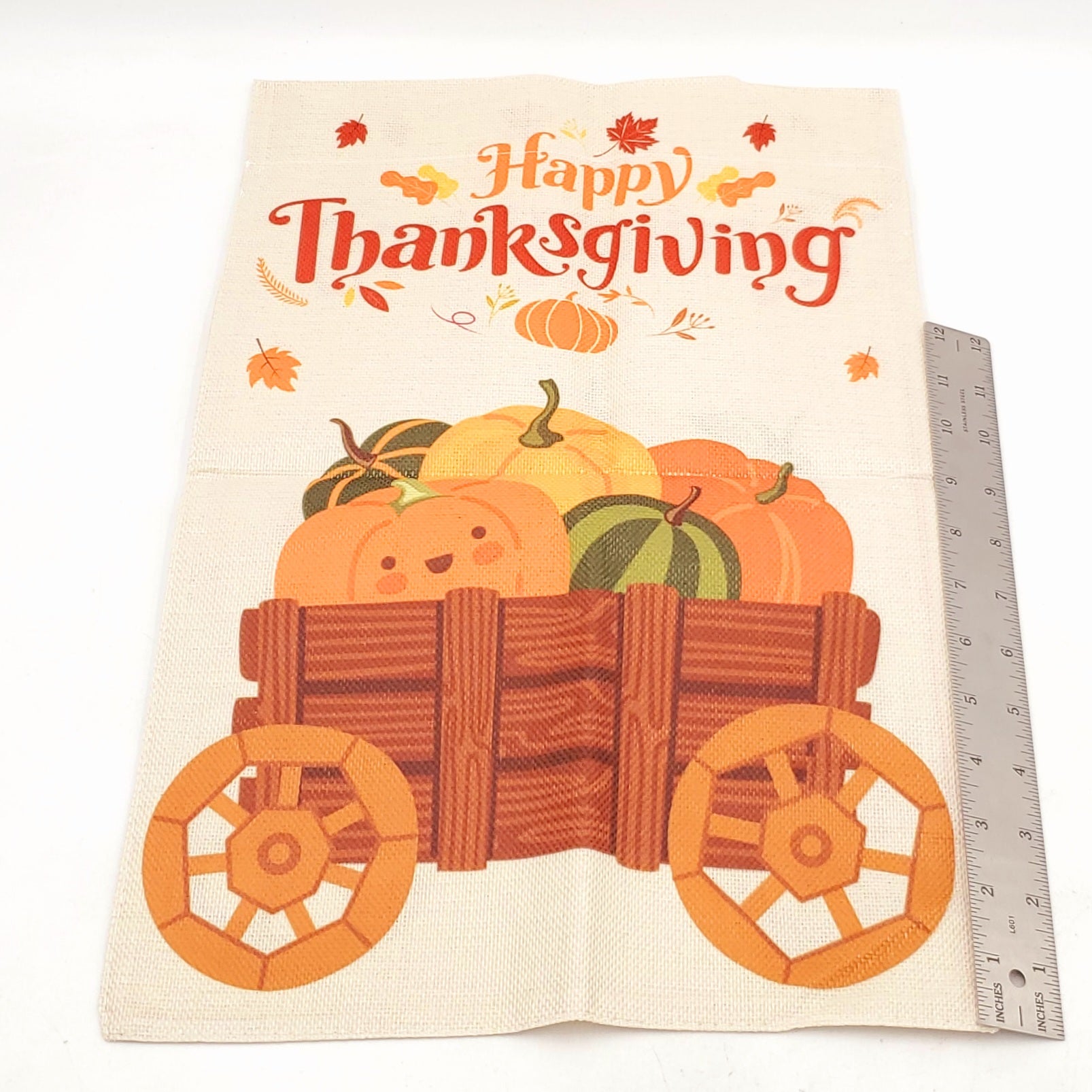 Happy Thanksgiving Garden Flag