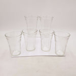 Vintage 1973 Pepsi Cola Etched Logo Glasses 6 pack
