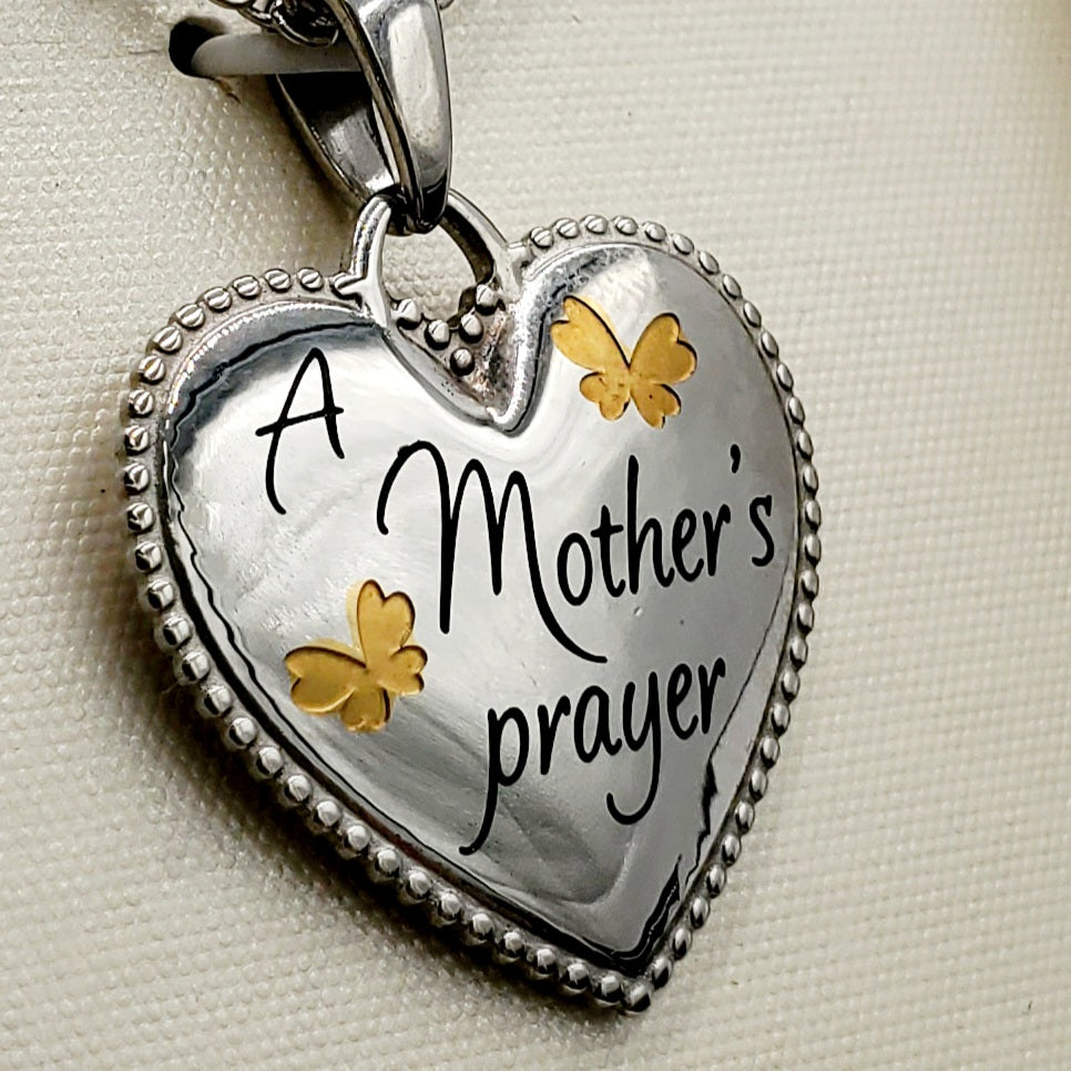 Hallmark A Mother's Prayer Heart Necklace