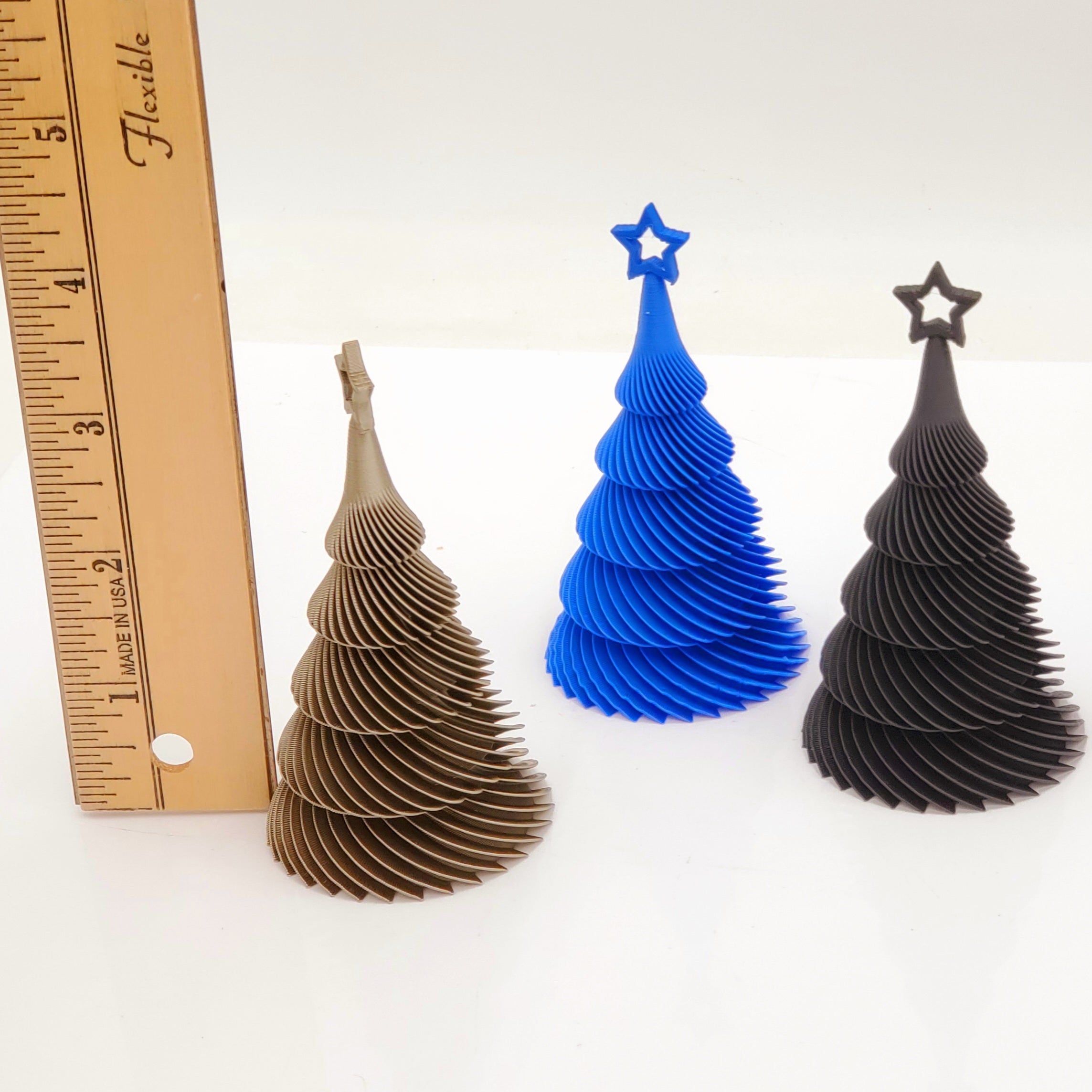 Spiral Christmas Tree Ornaments-3D Printed