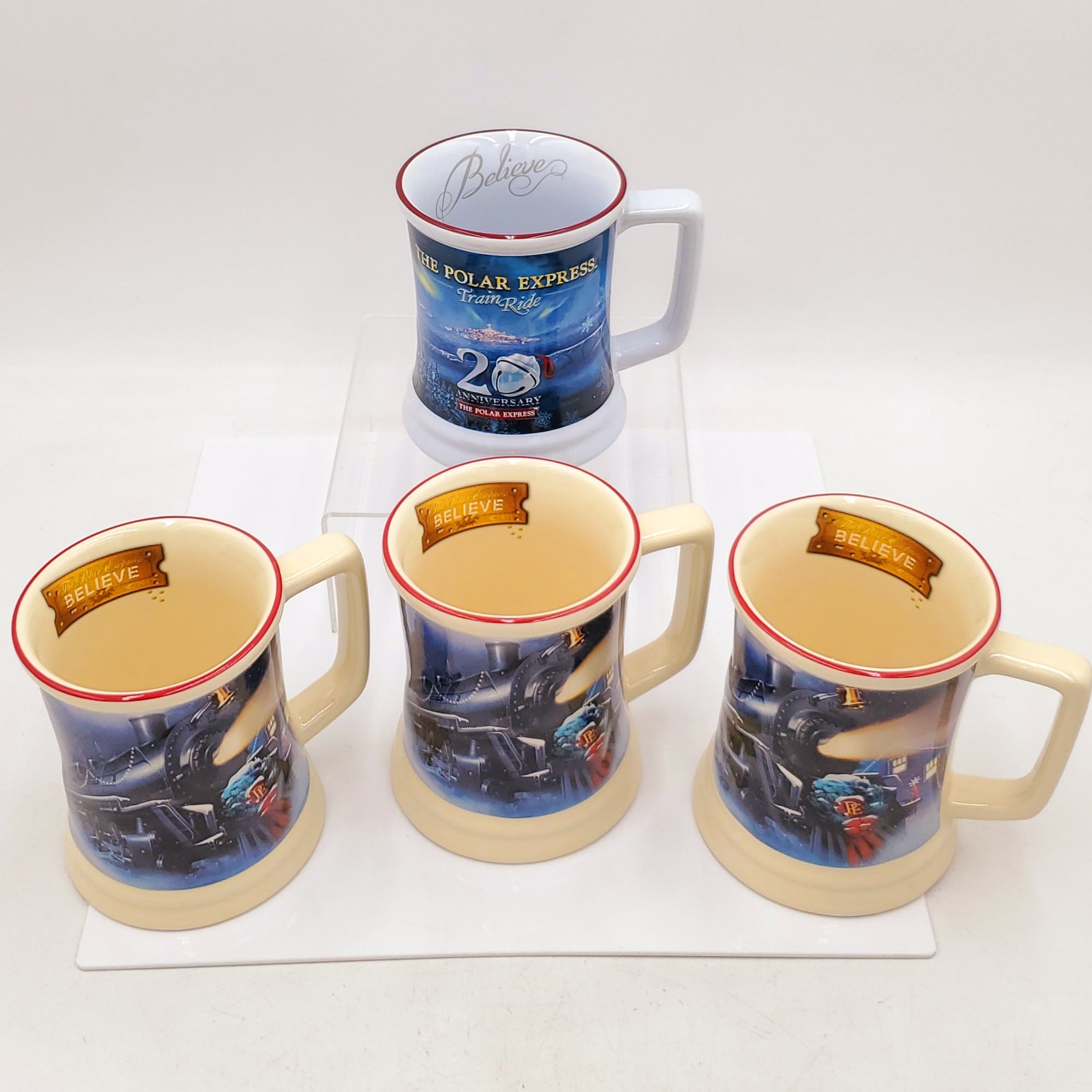 Polar Express Mugs-4 Pack