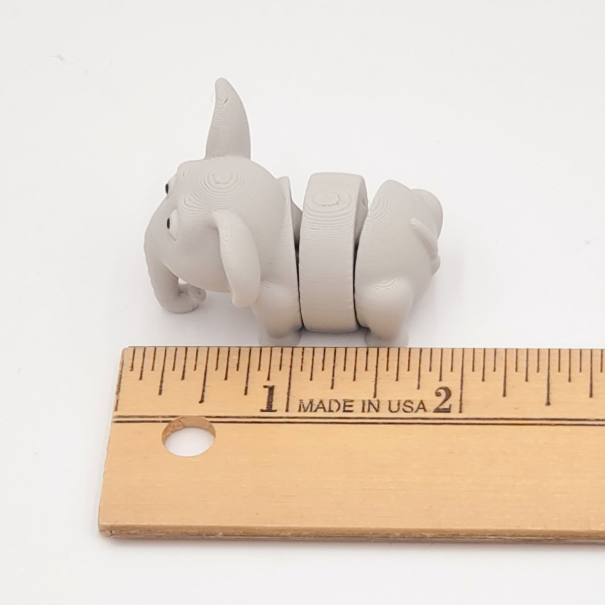 Grey Elephant - 3D Printed Pocket Pet