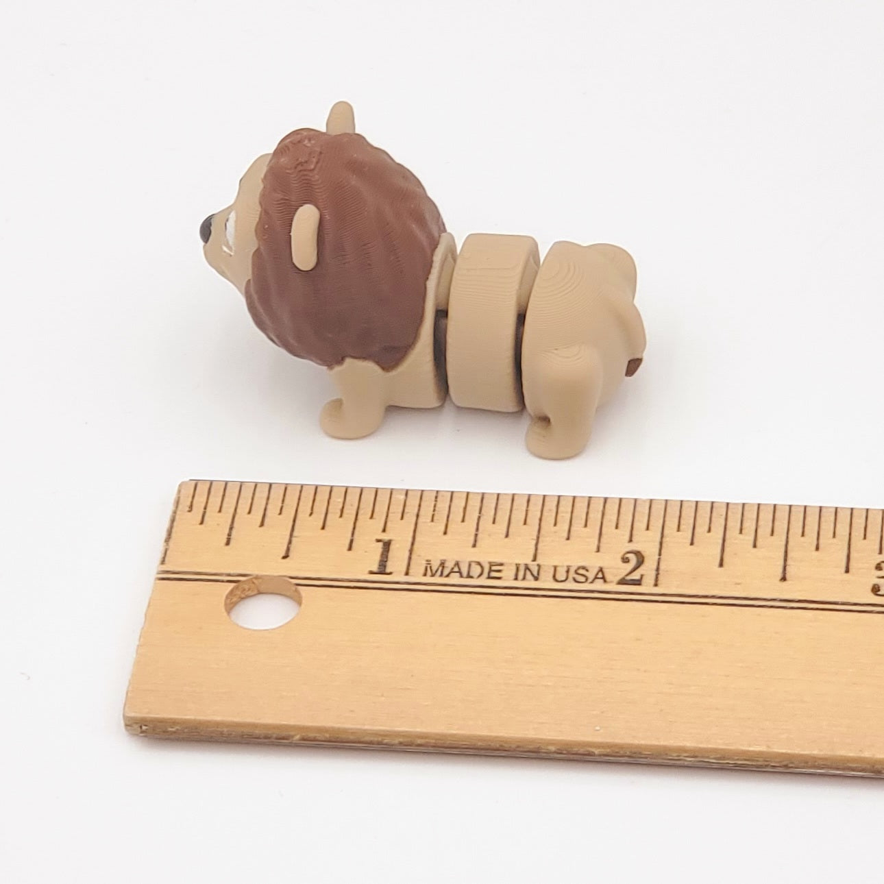 Brown/Dark Brown Lion- 3D Printed Pocket Pet