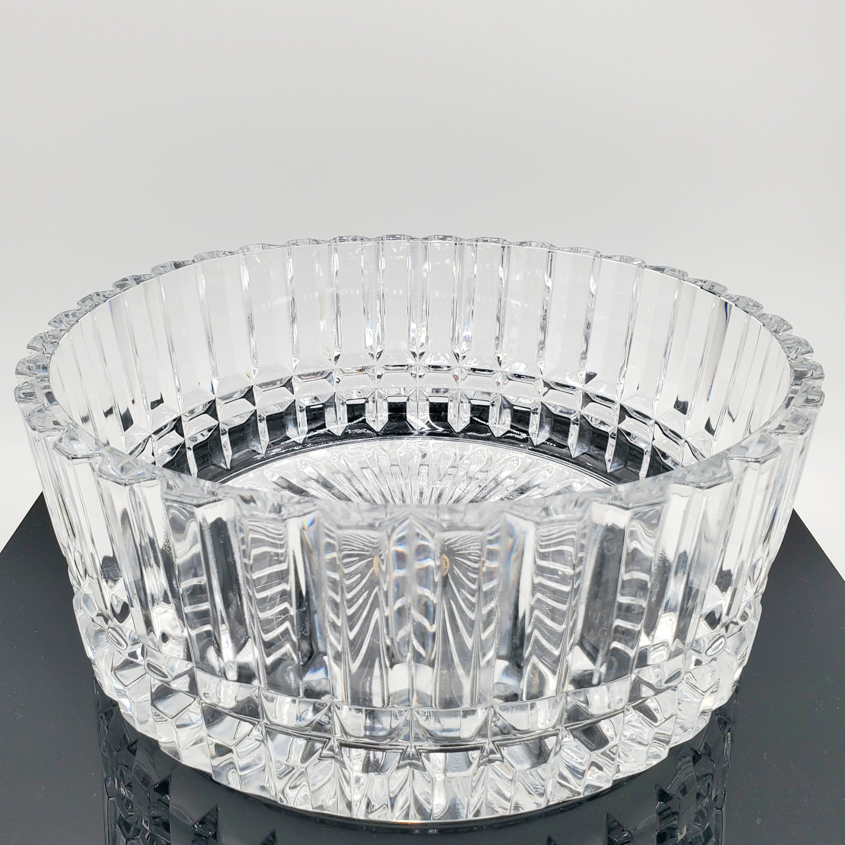 Cristal d'Arques France Genuine Lead Crystal Glass Montparnasse Serving Bowl with Original Box!