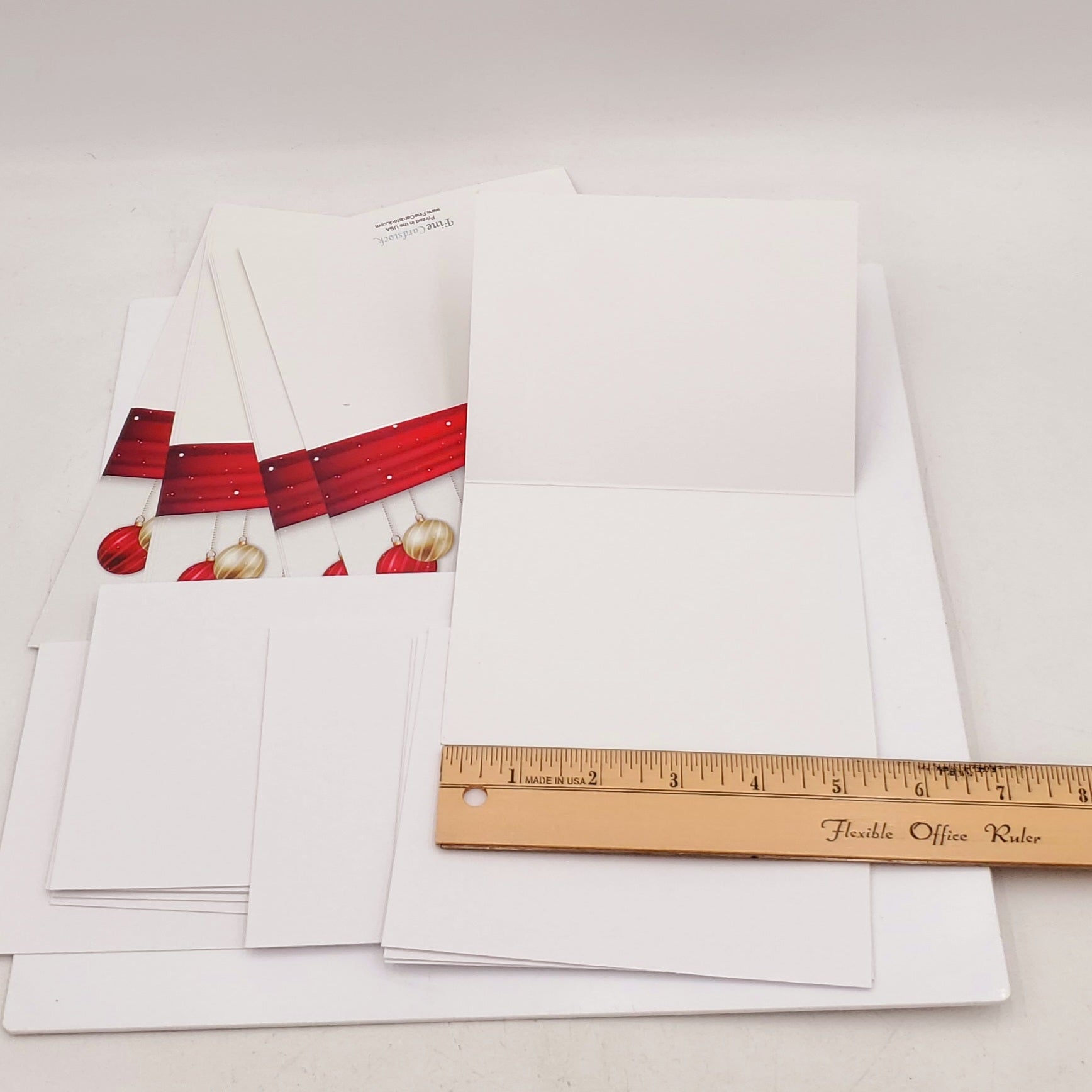 Fine Cardstock 2025 Pack of 10 Happy New Year 2025 Cards and Envelopes- Card is Blank Inside