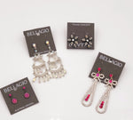 Vintage Bellagio Austrian Crystal Earrings Lot 8