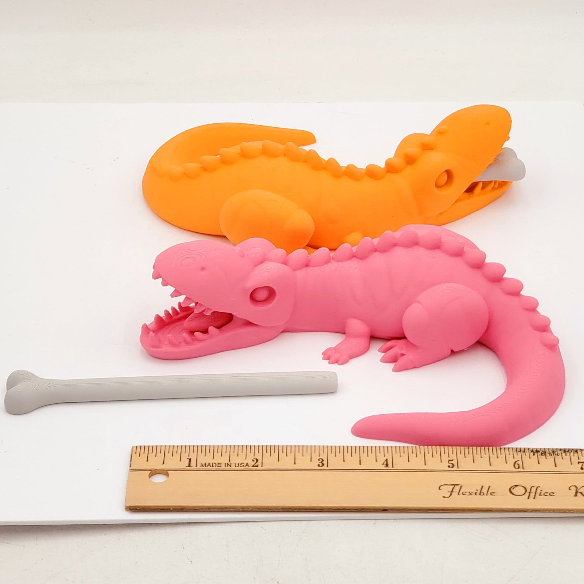 Dinosaur with Bone 3D Printed