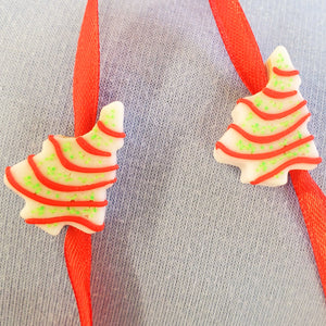 Tree Shaped Striped Cake Hoodie/Shoe Charms- -3D Printed
