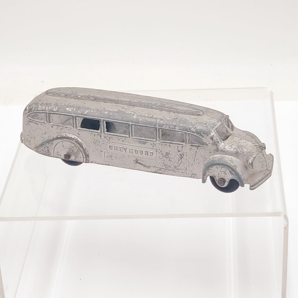 Vintage 1930s Metal TootsieToy Greyhound Streamlined Bus