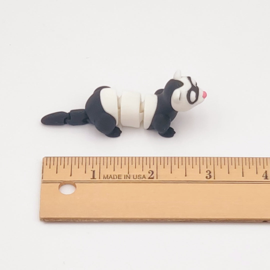 Black/White Ferret - 3D Printed Pocket Pet
