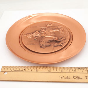 Norman Rockwell "Yankee Doodle" Solid Copper Plate-1978