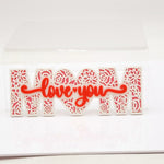Mom Love You Sign 3D Printed