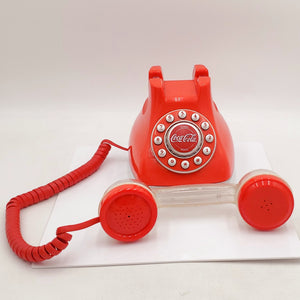 Vintage-Style Coca-Cola Snow Dome Telephone