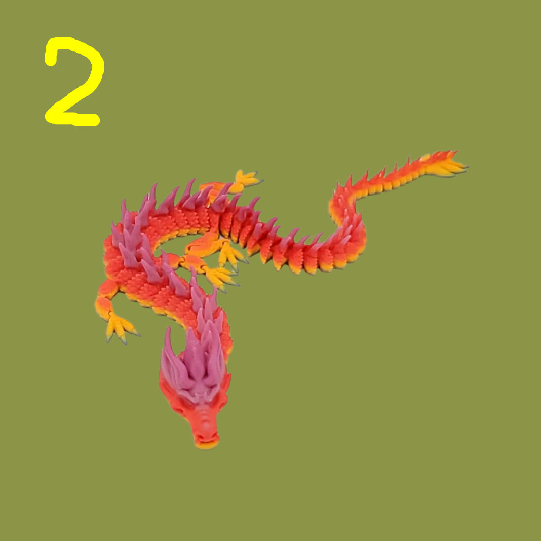 Dragons 3D Printed