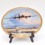 BRADFORD EXCHANGE “Winter's Welcome” Plate WWII Thunder in the Sky Robert Taylor