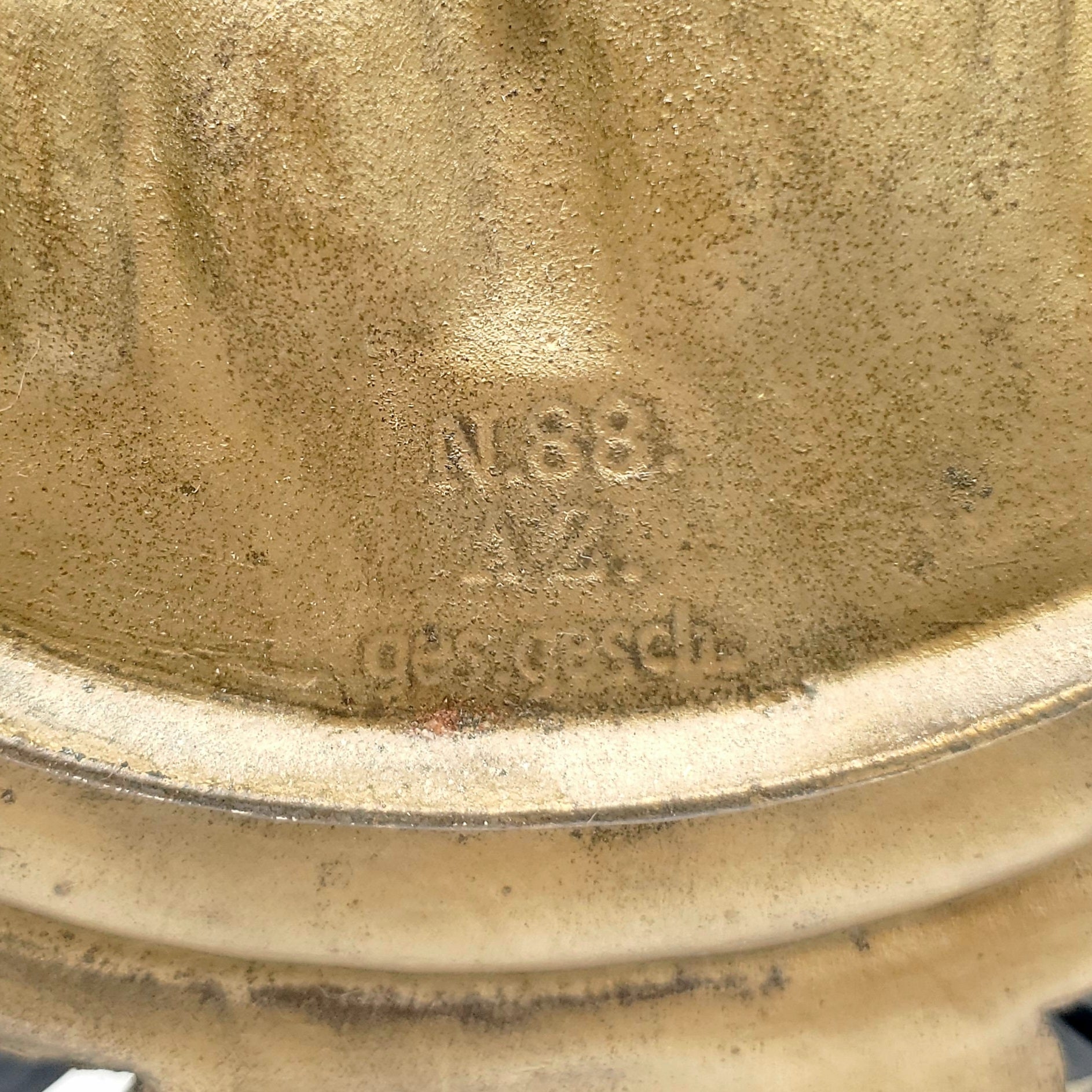 Heavy Cast Iron Plate-Charger by Gesch Depicting Der Neue Dom in Berlin