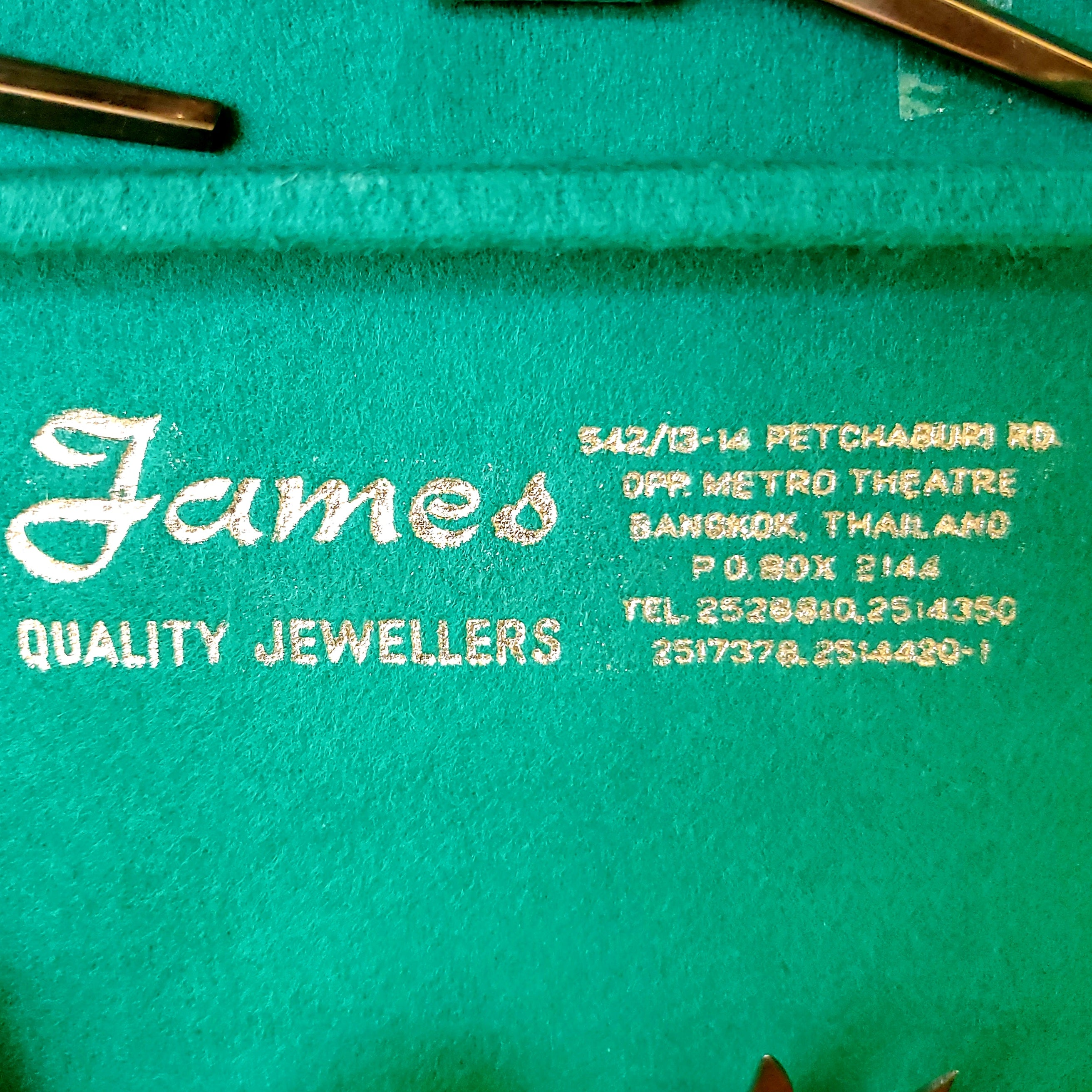 Vintage 144 pc Flatware Set from James Quality Jewelers, Bangkok, Thailand in Wooden Case