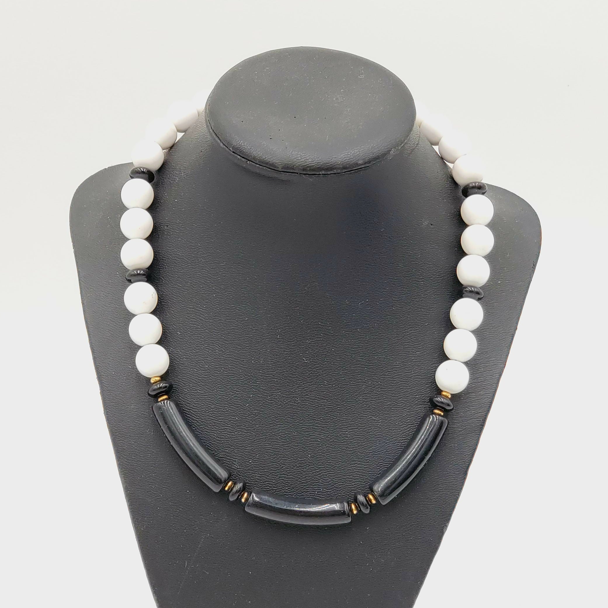 Signed Monet Bead Necklace Set of 2