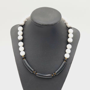 Signed Monet Bead Necklace Set of 2