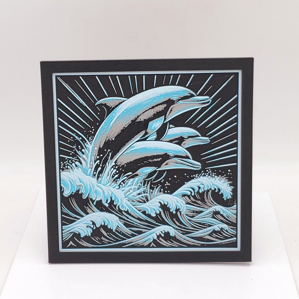 3D Printed Dolphin Wall/Shelf Decor