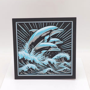 Dolphin Wall/Shelf Decor 3D Printed