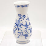 Meissen Porcelain Blue Onion Vase-Hand Painted-Made in Germany